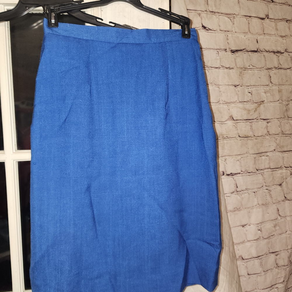 Elegant Blue Pencil Skirt for Women